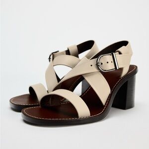 Zara Studio Block Heeled Sandal